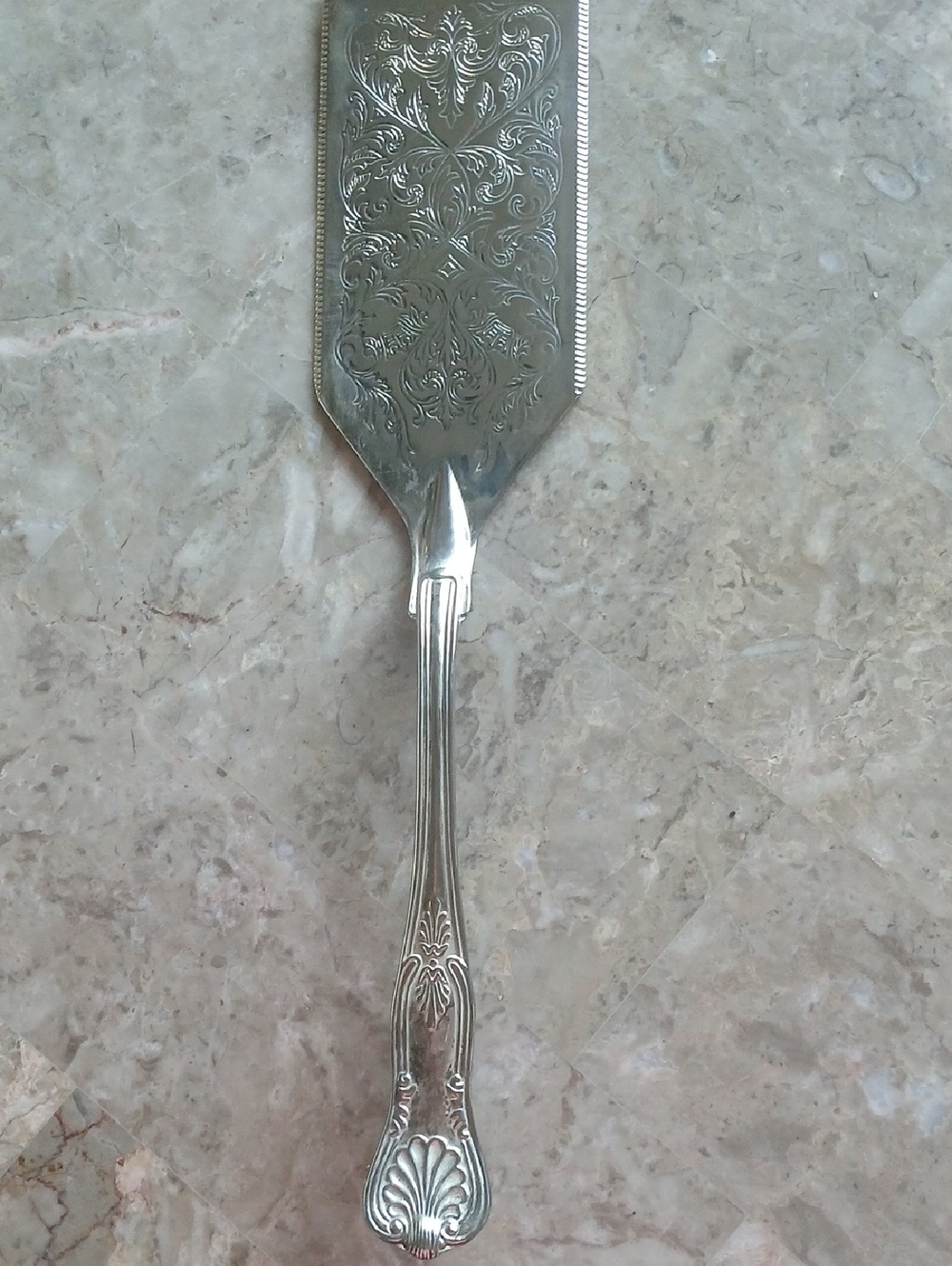 Vintage Silver Plate Cake Server